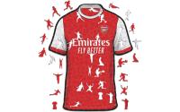 Holz-Puzzle Arsenal FC - Trikot