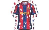 Holz-Puzzle FC Barcelona - Trikot