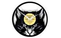 Yesterday's Vinyl Wanduhr Katze