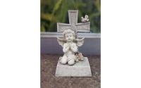 Dameco Grabdekoration Engel mit Kreuz