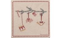 Bloomingville Yule Serviette Rot