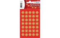 Herma Weihnachtssticker Sterne gold 16mm
