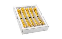 SLIM Patchkabel: 25cm, gelb, 50-Pack
