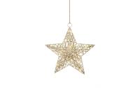 STT LED Dekoration Gold hanging star