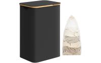 Songmics Wäschekorb Schwarz-Nature, 90 L