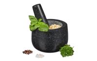 relaxdays Mörser mit Stössel 12cm