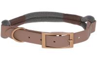 Kerbl Halsband Monte Carlo, braun/ grau