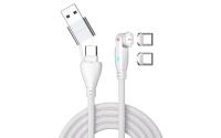 4smarts USB-C/A Kabel, 1.8m, weiss