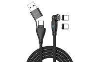 4smarts USB-C/A Kabel, 1.8m, schwarz