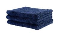 COCON Waschlappen 30x30 cm, marine, 3 Stk.