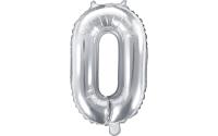 Partydeco Folienballon Zahl 0 klein