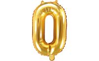 Partydeco Folienballon Zahl 0 klein