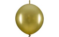 Partydeco Kettenluftballons gold