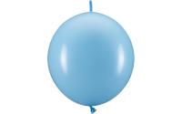Partydeco Kettenluftballons hellblau