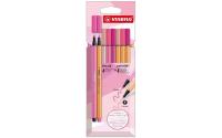 Stabilo Pen 68&Point 88 Shade of pink