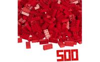 BLOX 500 rote 8er Steine lose