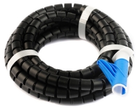 Spiroschlauch NW25, 20m, schwarz