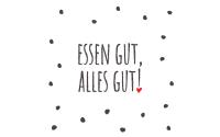 Paper + Design Servietten Essen gut