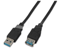 Wirewin USB3.0 Kabel, 0.5m, A-A, schwarz