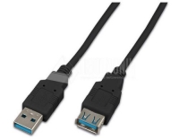 Wirewin USB3.0 Kabel, 1m, A-A, schwarz
