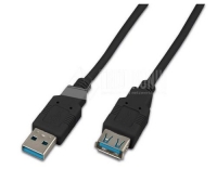 Wirewin USB3.0 Kabel, 1.8m, A-A, schwarz