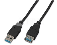 Wirewin USB3.0 Kabel, 3m, A-A, schwarz