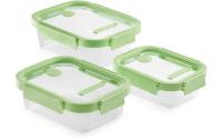 Lékué Vorratsgläser rechteckig 3er Set