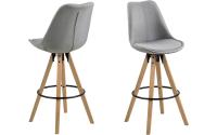 AC Design Barstuhl Dima 2 Stück