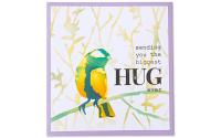 Sizzix Stempel Set Schablone Vogel & Äste