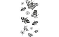 Sizzix Stempel Set Schablone Schmetterlinge