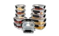 relaxdays Vorratsdosen-Set mit Deckel