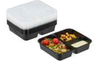 relaxdays Menuebox Meal Prep 3 Fach