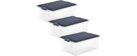 Rotho Set Box 38l COMPACT 3 tlg.
