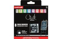 UNI CHALK Kreidemarker PWE-5.M Rundspitze