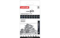 Uni PIN Fineliner Set Classic Himeji