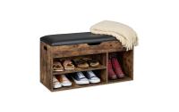 relaxdays Schuhregal mit Sitzfläche