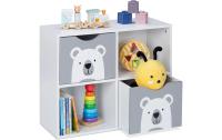 relaxdays Kinderregal Bär