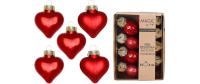 Inge Weihnachtskugel Herz Classic Chianti