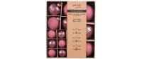 Inge Weihnachtskugel Dusty Rose Struktur