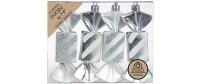 Inge Weihnachtskugel Bonbon, Winter Silver
