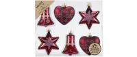 Inge Weihnachtskugel Formen, Bordeaux Red