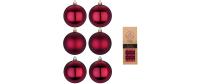 Inge Weihnachtskugel Bordeaux Red