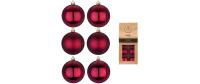 Inge Weihnachtskugel Bordeaux Red
