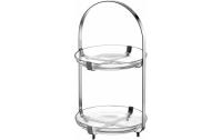 GK/Etagere 2tlg.silber CUCINA