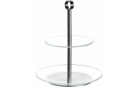 GK/Etagere 2tlg. silber CENA