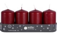 Müller Kerzen Stumpenkerzen 4er Set