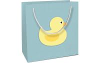 B+C Geschenktasche Ente Baby blau