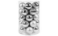 COCON Weihnachtskugeln silber, 34 Stk.