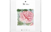 Rico Hooki Hooki Knüpfset Kissen Rose