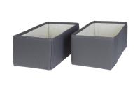 COCON Aufbewahrungsboxen 2er Set grau